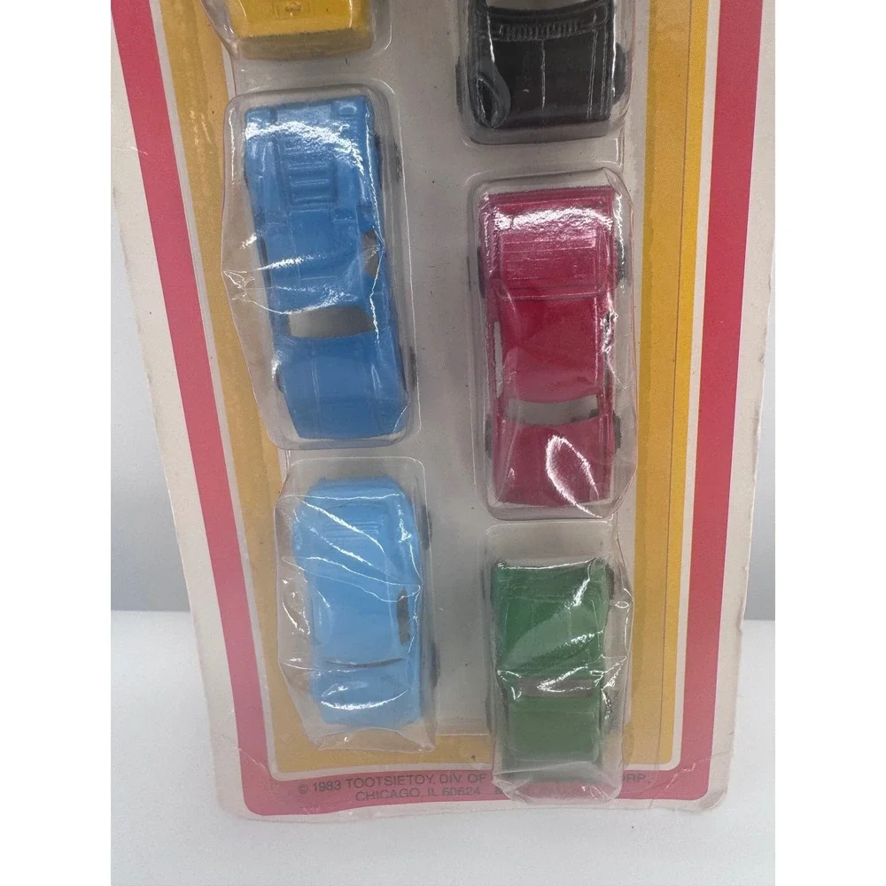 Tootsietoy Jam Pac Speedsters 1983 Die Cast Metal‎ Cars Set 8pc Vintage New 2841